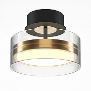 Светильник на штанге Maytoni Dress code MOD348CL-L18BBS3K цвет плафона/подвески Латунь, Прозрачный, цвет арматуры Черный-1