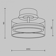 Светильник на штанге Maytoni Dress code MOD348CL-L18BBS3K цвет плафона/подвески Латунь, Прозрачный, цвет арматуры Черный-4