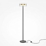 Торшер Maytoni Dress code MOD348FL-L24BBS3K цвет плафона/подвески Латунь, цвет арматуры Черный-1