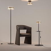 Торшер Maytoni Dress code MOD348FL-L24BBS3K цвет плафона/подвески Латунь, цвет арматуры Черный-3