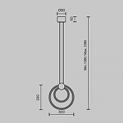 Подвесной светильник Maytoni L1nk MOD357PL-L14BS3K цвет плафона/подвески Белый, Латунь, цвет арматуры Латунь, Черный-10