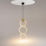 Подвесной светильник Maytoni L1nk MOD357PL-L20BS3K цвет плафона/подвески Белый, Латунь, цвет арматуры Латунь, Черный-3