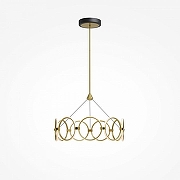 Светильник на штанге Maytoni Link MOD357PL-L40BS3K цвет плафона/подвески Белый, Латунь, цвет арматуры Латунь, Черный-2