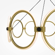 Светильник на штанге Maytoni Link MOD357PL-L40BS3K цвет плафона/подвески Белый, Латунь, цвет арматуры Латунь, Черный-3