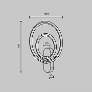Бра Maytoni L1nk MOD357WL-L16BS3K цвет плафона/подвески Белый, Латунь, цвет арматуры Латунь-12