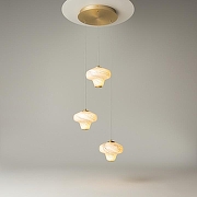 Подвесной светильник Maytoni Sirocco MOD359PL-L17BS3K цвет плафона/подвески Белый, цвет арматуры Латунь-3