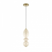 Подвесной светильник Maytoni Brosche MOD362PL-L10BG3K цвет плафона/подвески Белый, цвет арматуры Латунь-1