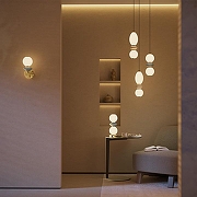 Подвесной светильник Maytoni Brosche MOD362PL-L10BG3K цвет плафона/подвески Белый, цвет арматуры Латунь-7