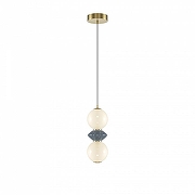 Подвесной светильник Maytoni Brosche MOD362PL-L10GR3K цвет плафона/подвески Белый, цвет арматуры Латунь-1