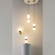 Бра Maytoni Brosche MOD362WL-L5GR3K цвет плафона/подвески Белый, цвет арматуры Латунь-5