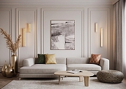 Накладной светильник Maytoni Albatre MOD366WL-L18BS3K цвет Белый, Латунь-5