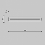 Накладной светильник Maytoni Albatre MOD366WL-L18BS3K цвет Белый, Латунь-6