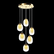 Подвесной светильник Maytoni B1ology MOD367PL-L18BBSK цвет плафона/подвески Прозрачный, цвет арматуры Латунь-3