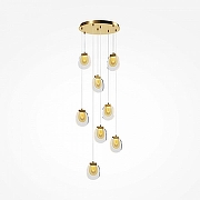 Подвесной светильник Maytoni B1ology MOD367PL-L30BBSK цвет плафона/подвески Прозрачный, цвет арматуры Латунь-1