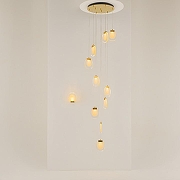 Подвесной светильник Maytoni B1ology MOD367PL-L30BBSK цвет плафона/подвески Прозрачный, цвет арматуры Латунь-4