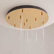 Подвесной светильник Maytoni B1ology MOD367PL-L30BBSK цвет плафона/подвески Прозрачный, цвет арматуры Латунь-8