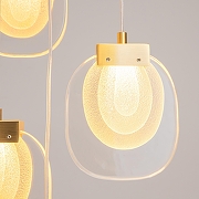 Подвесной светильник Maytoni B1ology MOD367PL-L30BBSK цвет плафона/подвески Прозрачный, цвет арматуры Латунь-9