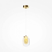 Подвесной светильник Maytoni B1ology MOD367PL-L3BSK цвет плафона/подвески Прозрачный, цвет арматуры Латунь-2