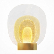 Бра Maytoni B1ology MOD367WL-L3BSK цвет плафона/подвески Прозрачный, цвет арматуры Латунь-1