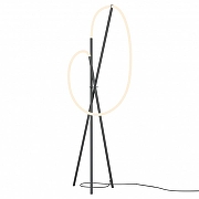 Торшер Maytoni Crochet MOD369FL-L36B3K цвет арматуры Белый, Черный