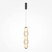 Подвесной светильник Maytoni Ritmo MOD381PL-L30B3K цвет плафона/подвески Оранжевый, цвет арматуры Черный-1