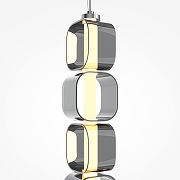 Подвесной светильник Maytoni Ritmo MOD381PL-L30CH3K цвет плафона/подвески Светло-серый, цвет арматуры Хром-7