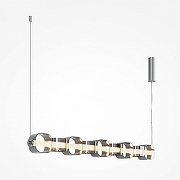 Подвесной светильник Maytoni Ritmo MOD381PL-L45CH3K цвет плафона/подвески Светло-серый, цвет арматуры Хром-2