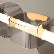 Подвесной светильник Maytoni Ritmo MOD381PL-L45CH3K цвет плафона/подвески Светло-серый, цвет арматуры Хром-8