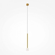 Подвесной светильник Maytoni Bubble dream MOD383PL-L4BS3K цвет плафона/подвески Прозрачный, цвет арматуры Латунь-1