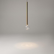 Подвесной светильник Maytoni Bubble dream MOD383PL-L4BS3K цвет плафона/подвески Прозрачный, цвет арматуры Латунь-4