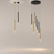 Подвесной светильник Maytoni Bubble dream MOD383PL-L4BS3K цвет плафона/подвески Прозрачный, цвет арматуры Латунь-5