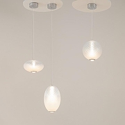 Подвесной светильник Maytoni Bruma MOD397PL-L12CH3K цвет плафона/подвески Белый, цвет арматуры Хром-6