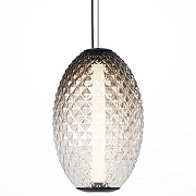 Подвесной светильник Maytoni Bruma MOD397PL-L14B3K цвет плафона/подвески Светло-серый, цвет арматуры Черный