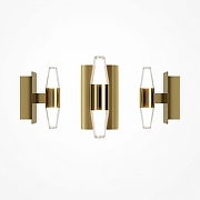 Бра Maytoni Arana MOD401WL-L6BS3K цвет плафона/подвески Белый, Прозрачный, цвет арматуры Латунь-1