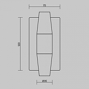 Бра Maytoni Arana MOD401WL-L6BS3K цвет плафона/подвески Белый, Прозрачный, цвет арматуры Латунь-5