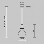 Подвесной светильник Maytoni Toys MOD405PL-01W1 цвет плафона/подвески Белый, цвет арматуры Белый-7