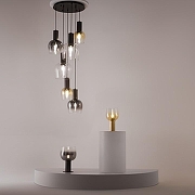 Настольная лампа Maytoni Smart Casual MOD414TL-01B цвет плафона/подвески Светло-серый, цвет арматуры Черный-10