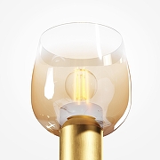 Настольная лампа Maytoni Smart Casual MOD414TL-01G цвет плафона/подвески Оранжевый, цвет арматуры Золото-5