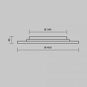 Накладной светильник Maytoni Incognito MOD426CL-L43WK1 цвет белый-6