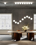 Подвесной светильник Maytoni Twins MOD427PL-L20B3K цвет плафона/подвески Белый, цвет арматуры Черный-10