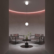 Подвесной светильник Maytoni Twins MOD427PL-L20B3K цвет плафона/подвески Белый, цвет арматуры Черный-11