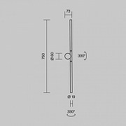 Бра Maytoni Rotera MOD432WL-L9B3K цвет плафона/подвески Черный, цвет арматуры Черный-8