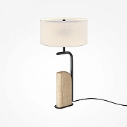 Настольная лампа Maytoni Glamping MOD437TL-02B цвет плафона/подвески Белый, цвет арматуры Коричневый, Черный-1