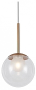 Подвесной светильник Maytoni Bas1c form MOD521PL-01G1 цвет плафона/подвески Белый, Прозрачный, цвет арматуры Золото