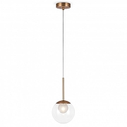 Подвесной светильник Maytoni Bas1c form MOD521PL-01G1 цвет плафона/подвески Белый, Прозрачный, цвет арматуры Золото-1