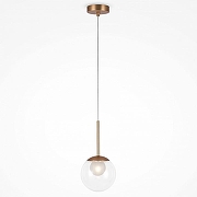 Подвесной светильник Maytoni Bas1c form MOD521PL-01G1 цвет плафона/подвески Белый, Прозрачный, цвет арматуры Золото-2