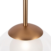 Подвесной светильник Maytoni Bas1c form MOD521PL-03G цвет плафона/подвески Белый, Прозрачный, цвет арматуры Золото-2