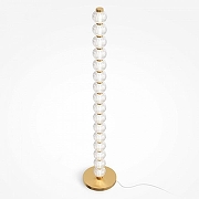 Торшер Maytoni Amulet MOD555FL-L23G3K цвет плафона/подвески Белый, Прозрачный, цвет арматуры Золото-1