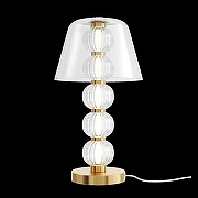 Настольная лампа Maytoni Amulet MOD555TL-L8G3K цвет плафона/подвески Прозрачный, цвет арматуры Белый, Золото-3