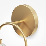 Бра Maytoni Amulet MOD555WL-L11G3K цвет плафона/подвески Белый, Прозрачный, цвет арматуры Золото-4